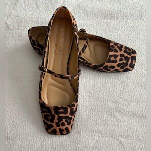 Franco Sarto Leopard Print Flats
